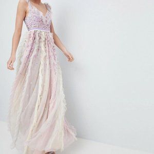 needle and thread rainbow gown